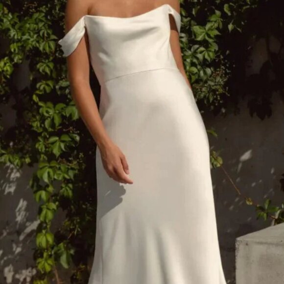 Jenny Yoo Evelyn Dress – Size 6 (Altered to Fit Size 4) - Picture 1 of 4